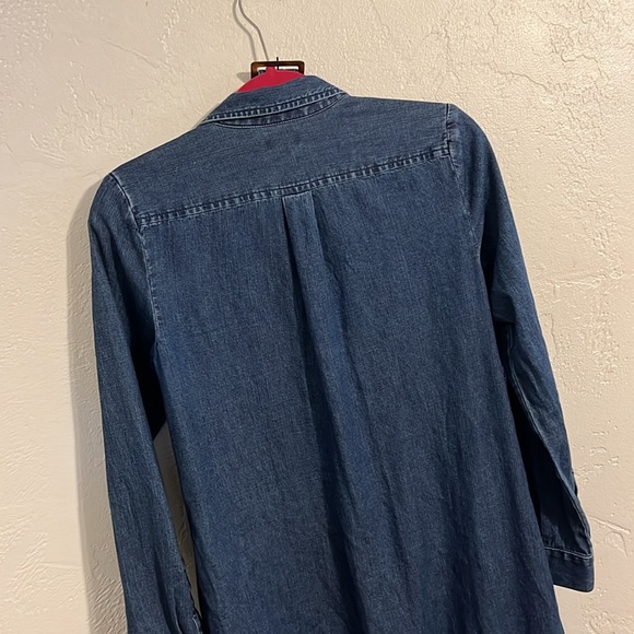 J Crew Denim Shirtdress - Picture 4 of 8